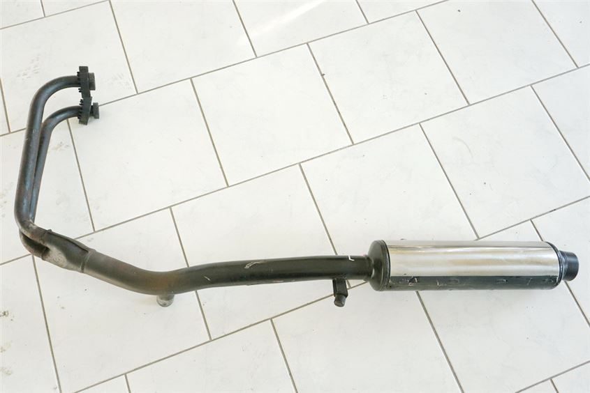 SUZUKI GSXF 600 GN72AB AUSPUFF LINKS SCHALLDÄMPFER KRÜMMER EXHAUST