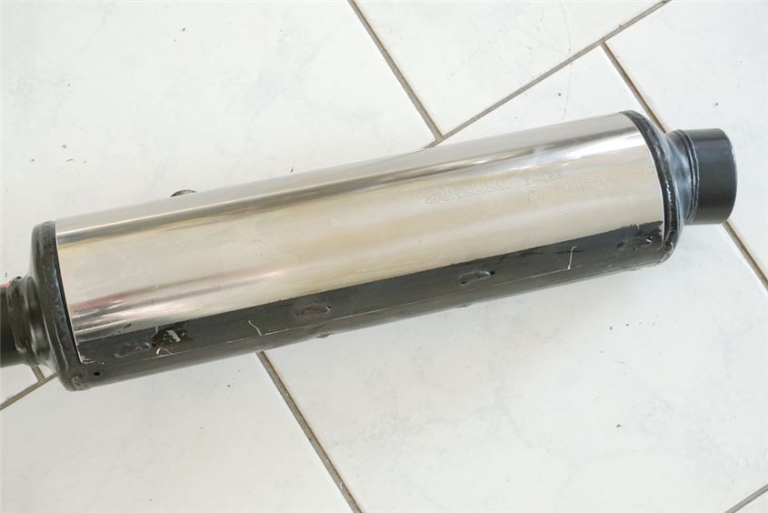 SUZUKI GSXF 600 GN72AB AUSPUFF LINKS SCHALLDÄMPFER KRÜMMER EXHAUST