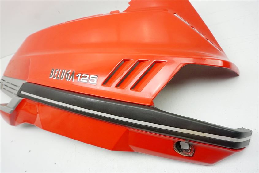 YAMAHA XC 125 3TE BELUGA VERKLEIDUNG HECK LINKS ABDECKUNG COVER SEITENDECKEL