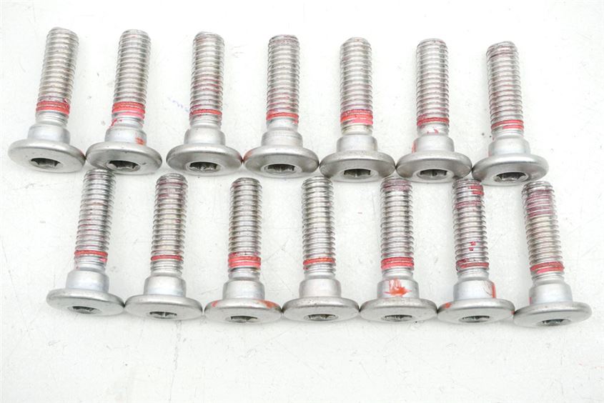 KAWASAKI Z 900 ZR900D D1 FRONT & REAR BRAKE DISC BOLTS