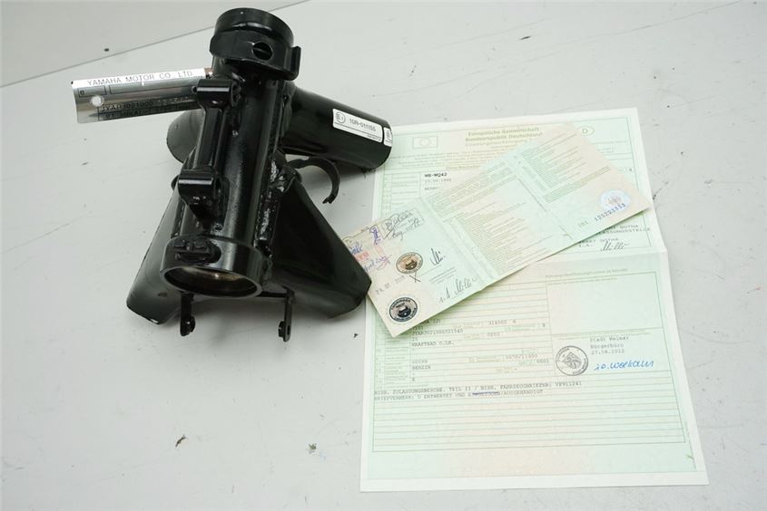 YAMAHA FZS 600 RJ02 FAZER RAHMEN & BRIEF RAHMENKOPF PLAKETTE