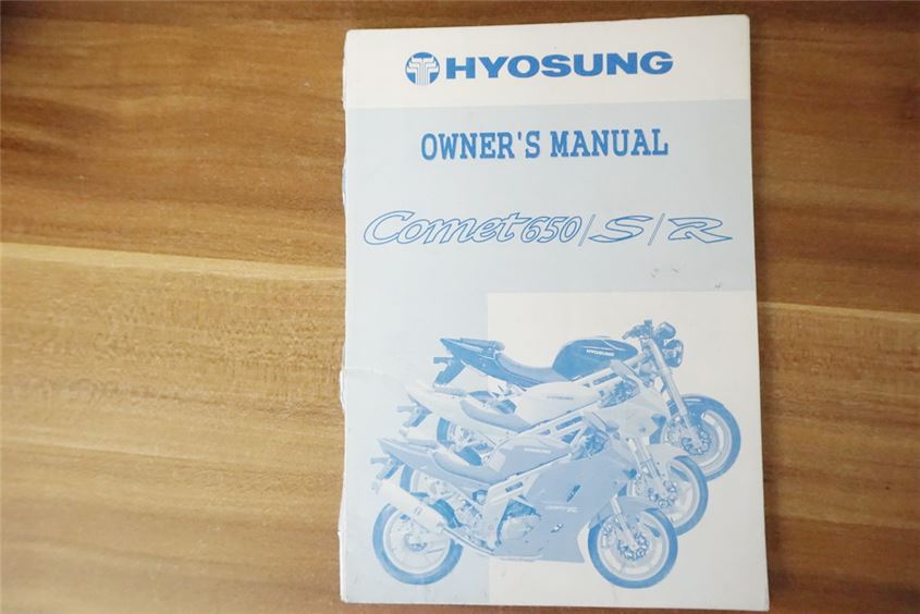 HYOSUNG GT 650 R MANUAL DE USUARIO - INGLÉS