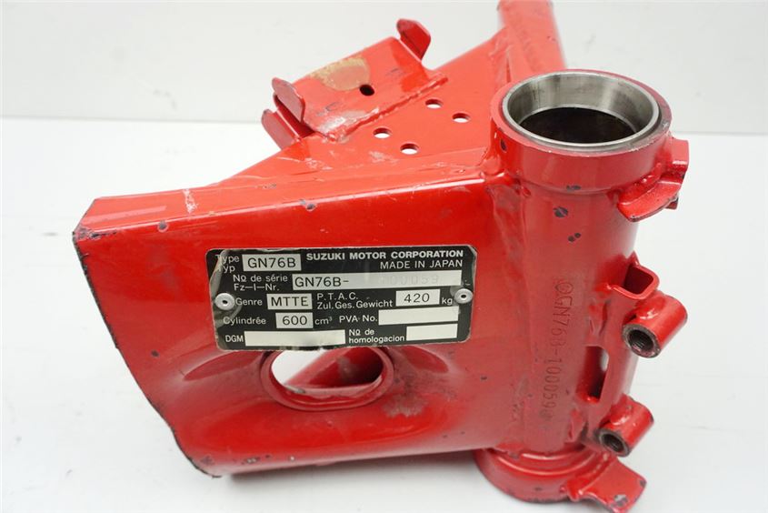 SUZUKI RF 600 GN76B RAHMEN & BRIEF FRAME RAHMENKOPF PLAKETTE