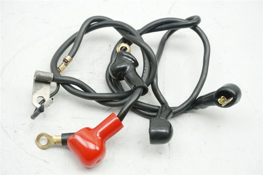 KAWASAKI ZXR 400 ZX400L CABLE DE ARRANQUE CABLE DE MASA CABLE POSITIVO