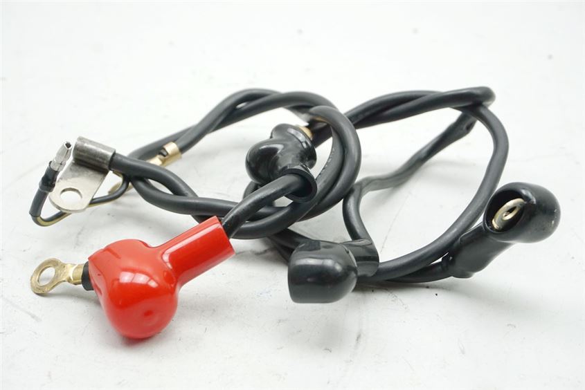 KAWASAKI ZXR 400 ZX400L CABLE DE ARRANQUE CABLE DE MASA CABLE POSITIVO
