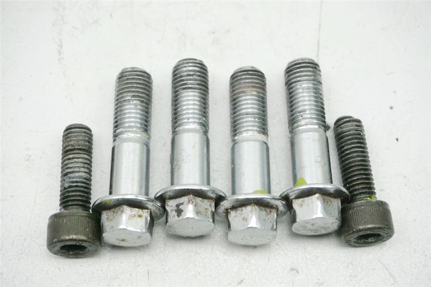 KAWASAKI ZXR 400 ZX400L TORNILLOS PINZA DE FRENO DELANTERA Y TRASERA