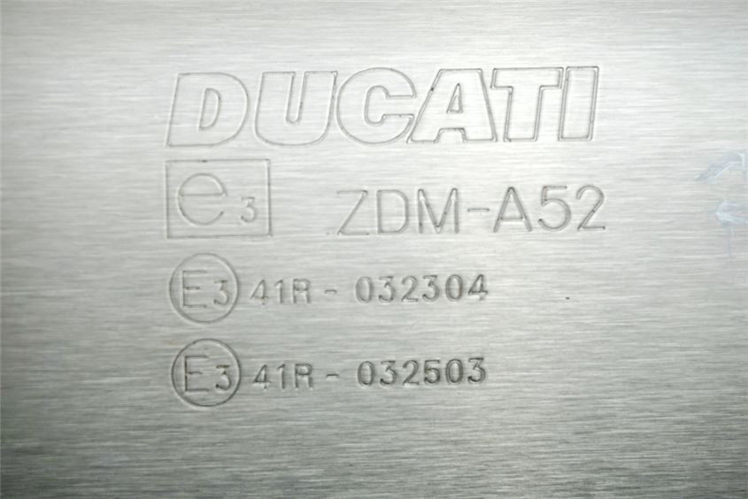 DUCATI 1198 ZDMH704AA AUSPUFF RECHTS SCHALLDÄMPFER EXHAUST