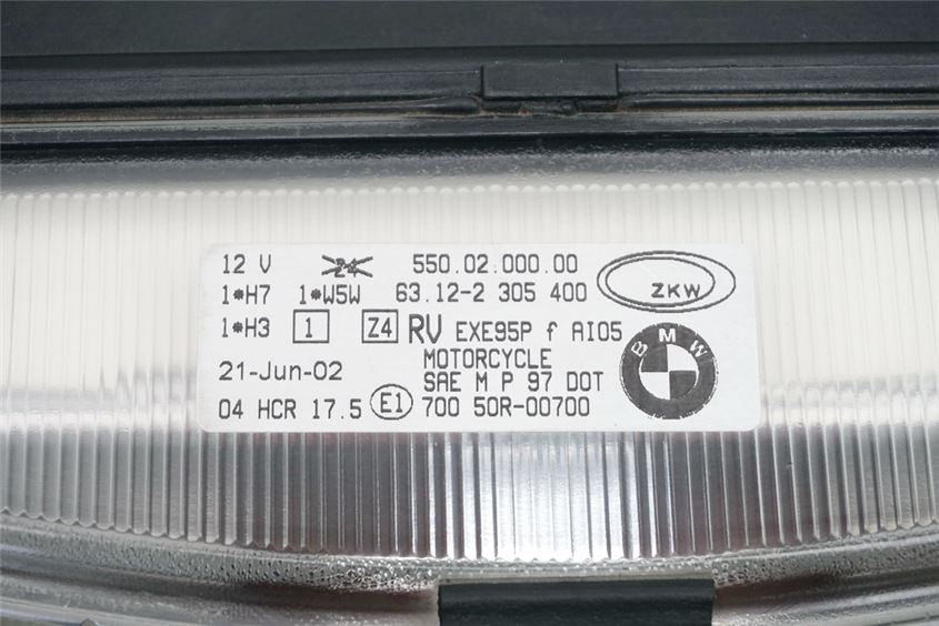 BMW K 1200 LT A K2LT SCHEINWERFER HEADLIGHT LAMPE