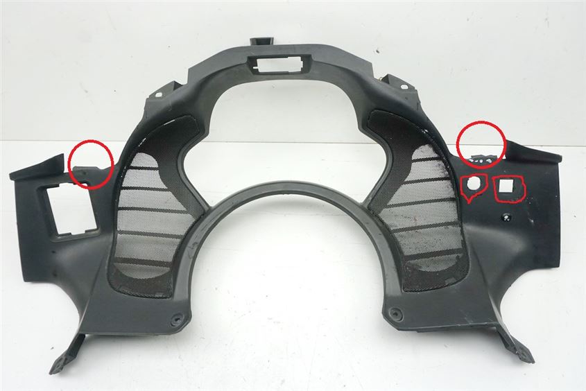 BMW K 1200 LT A K2LT CARENADO CUBIERTA DE SALPICADERO CUBIERTA DE CUENTAKILÓMETROS