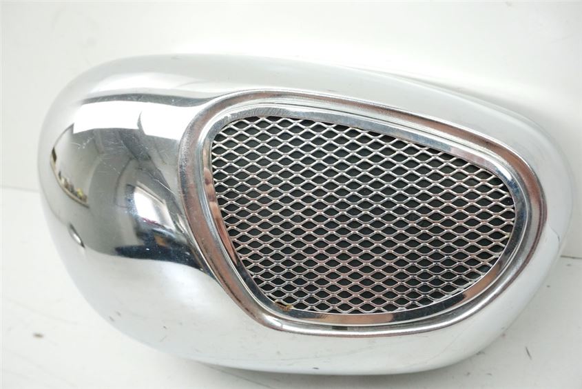 YAMAHA XV 750 3AL VIRAGO TAPA CAJA FILTRO AIRE IZQUIERDA CUBIERTA CROMADA TAPA