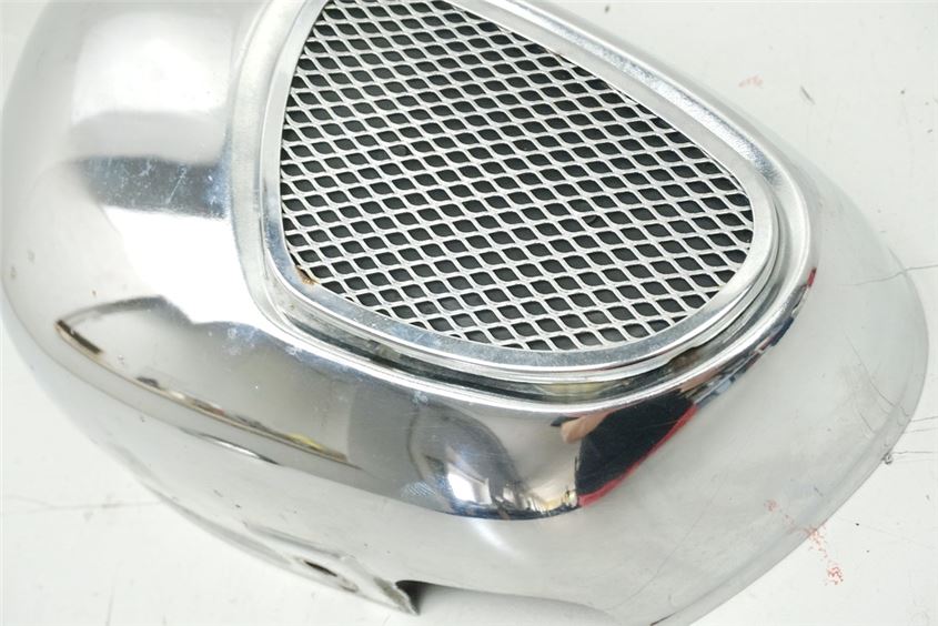 YAMAHA XV 750 3AL VIRAGO TAPA CAJA FILTRO AIRE IZQUIERDA CUBIERTA CROMADA TAPA