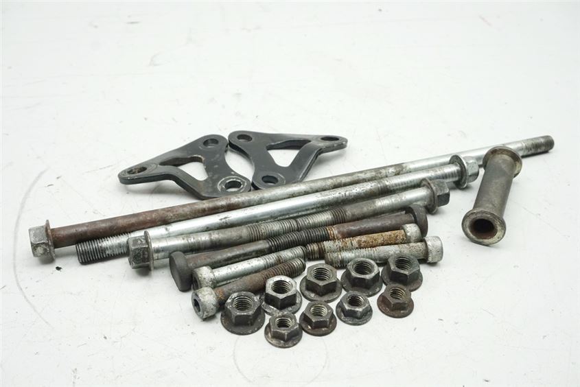 Soporte de motor Yamaha FZ 750 2KK, eje, tornillos de fijación del motor