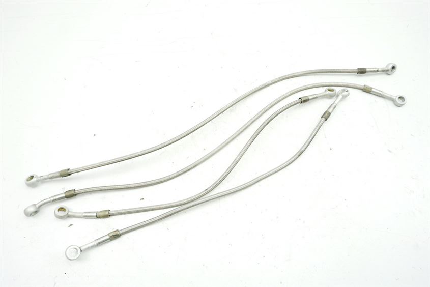 KAWASAKI Z 1000 ST KZT00E LATIGUILLOS DE FRENO METALICOS SPIEGLER DELANTEROS Y TRASEROS
