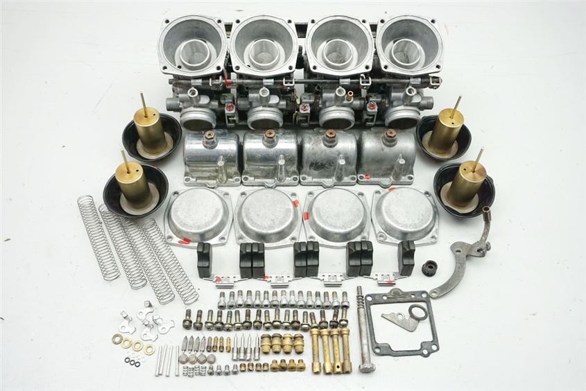 KAWASAKI GPZ 600 R NINJA ZX600A VERGASER CARBURETOR MEMBRANE ULTRASCHALLGEREINIGT