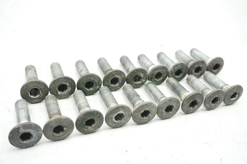 KAWASAKI GPZ 600 R NINJA ZX600A SCHRAUBEN BREMSSCHEIBEN VORN & HINTEN