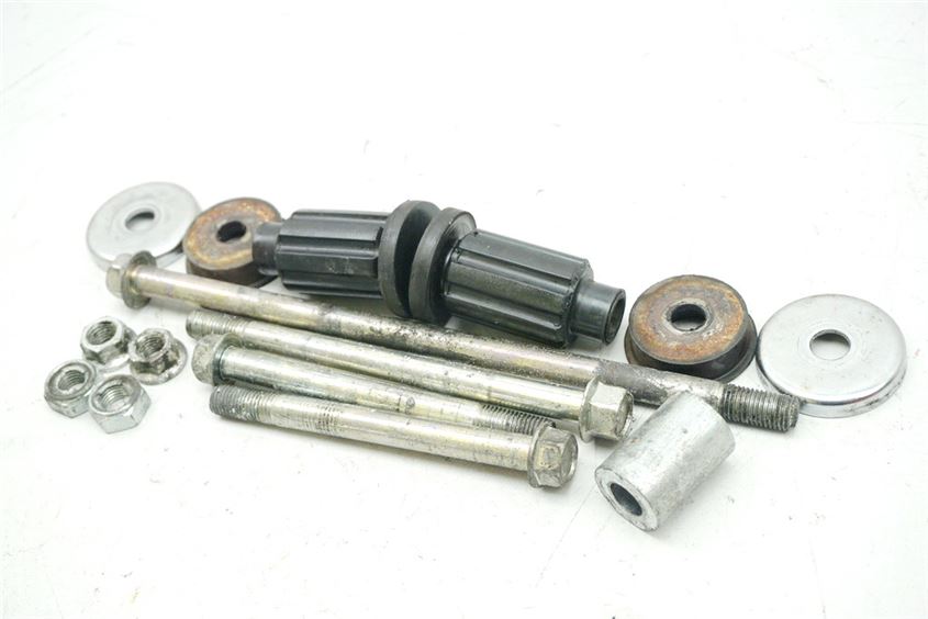 KAWASAKI GPZ 600 R NINJA ZX600A SOPORTE MOTOR EJE SEPARADORES SOPORTE MOTOR