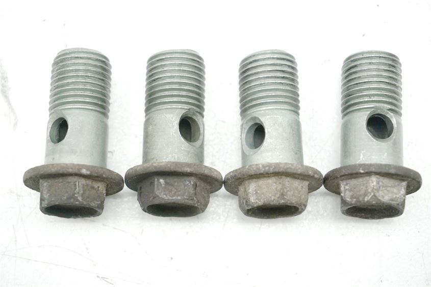 KAWASAKI GPZ 600 R NINJA ZX600A TORNILLO HUECO CONDUCTO ACEITE - 4 UNIDADES