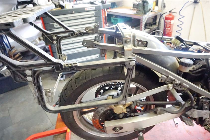 YAMAHA FZ 750 2KK LUGGAGE KRAUSER PANNIER SET HOLDER RACK SYSTEM