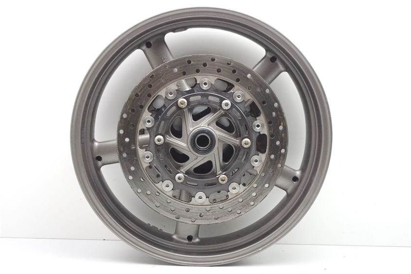YAMAHA BT 1100 BULLDOG RP05 LLANTA DELANTERA RUEDA DELANTERA DISCOS DE FRENO - DEFECTUOSO