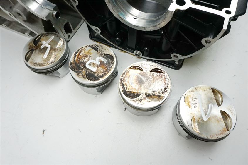 BMW K 1200 RS K12 ZYLINDER & KOLBEN MOTORGEHÄUSE MOTORBLOCK MOTOR