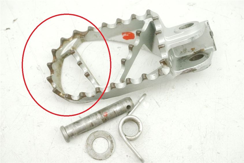HUSABERG 550 FE FUßRASTE FAHRER LINKS FOOTREST