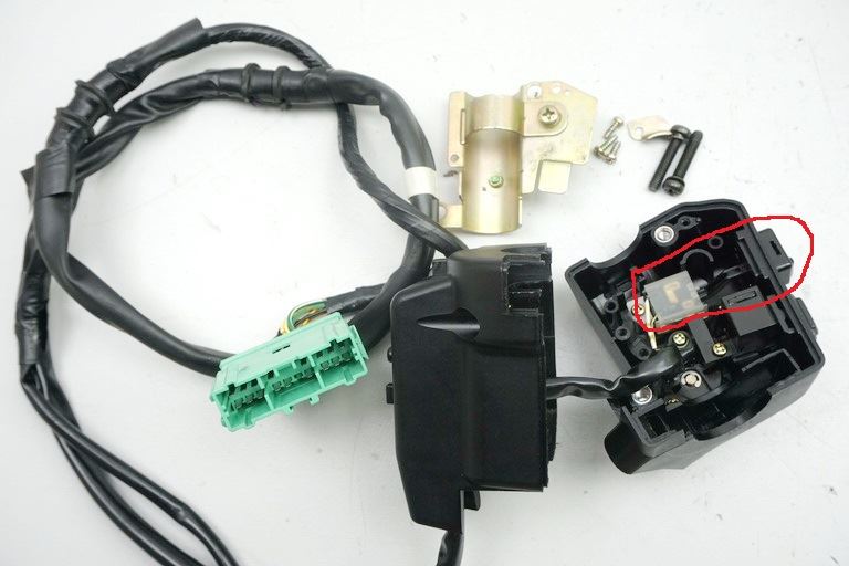 HONDA GL 1800 SC47 A ABS GOLDWING interruptor manillar derecho interruptor combinado
