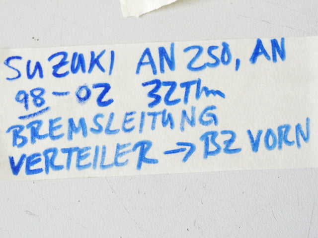 SUZUKI AN 250 BURGMAN AN BREMSLEITUNG BRAKE HOSE