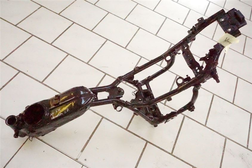 YAMAHA XV 535 VIRAGO RAHMEN & BRIEF FRAME - UNFALLFREI & VERMESSUNGSPROTOKOLL