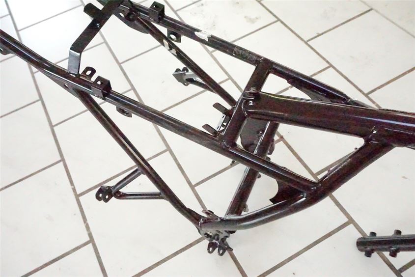 MZ / MUZ SX 125 SNZ1SX (SM) RAHMEN & BRIEF - UNFALLFREI & VERMESSUNGSPROTOKOLL