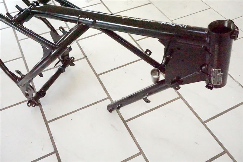 MZ / MUZ SX 125 SNZ1SX (SM) RAHMEN & BRIEF - UNFALLFREI & VERMESSUNGSPROTOKOLL