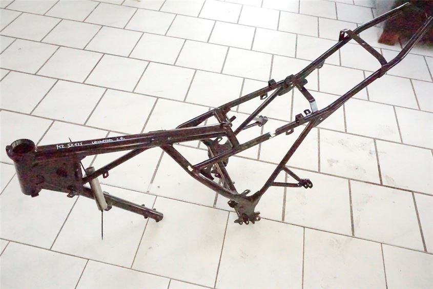 MZ / MUZ SX 125 SNZ1SX (SM) RAHMEN & BRIEF - UNFALLFREI & VERMESSUNGSPROTOKOLL