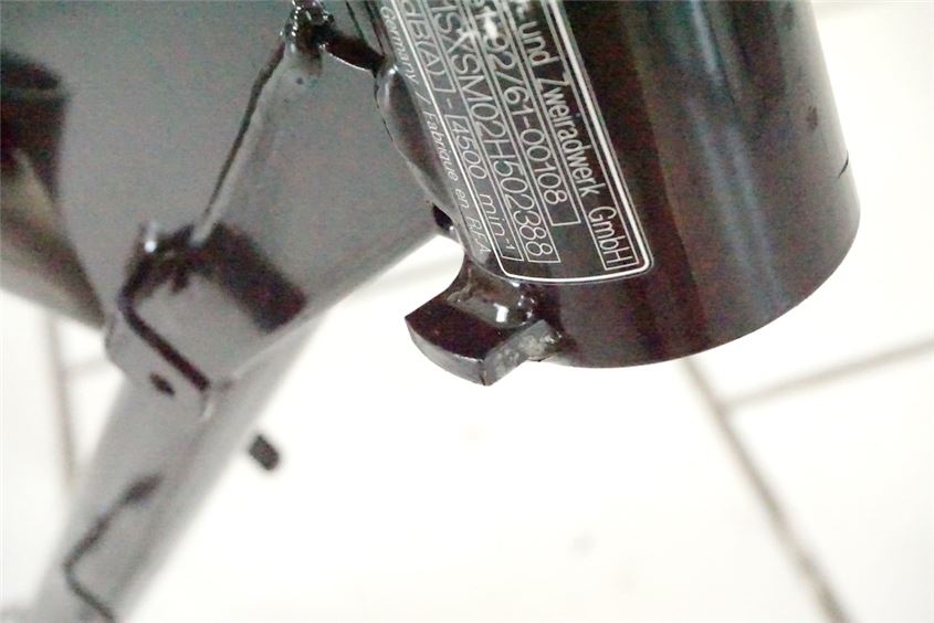 MZ / MUZ SX 125 SNZ1SX (SM) RAHMEN & BRIEF - UNFALLFREI & VERMESSUNGSPROTOKOLL