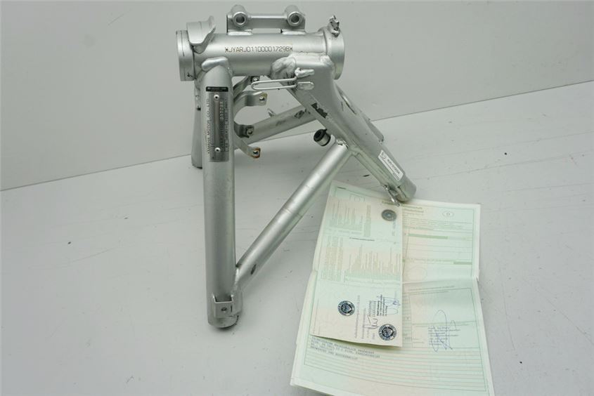 YAMAHA XJ 600 S RJ01 DIVERSION CHASIS Y DOCUMENTACIÓN BASTIDOR CABEZAL DE CHASIS PLACA