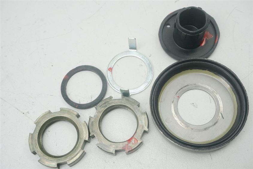 YAMAHA XJ 600 S RJ01 DIVERSION TUERCA DE SEGURIDAD DIRECCIÓN TIJA INFERIOR HORQUILLA