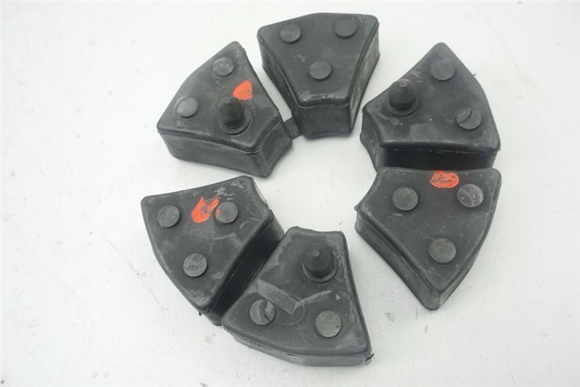 YAMAHA XJ 600 S RJ01 DIVERSION AMORTIGUADORES DE GOMA