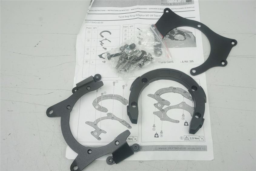 YAMAHA TRACER 900 AB 2016 ADAPTER-KIT FÜR TANKRUCKSACK-MONTAGERING 2PP-FTBAD-00