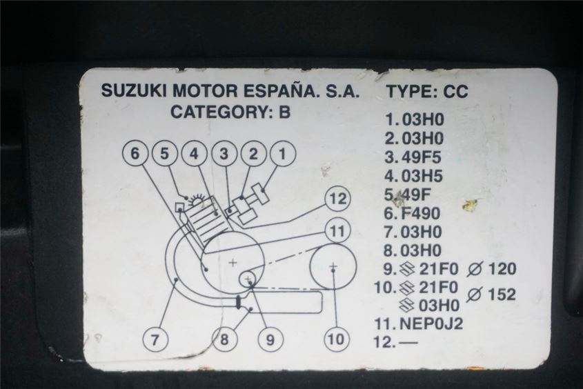 SUZUKI UH 125 CC BURGMAN K7-L3 HELMET COMPARTMENT STORAGE COMPARTMENT STORAGE BOX