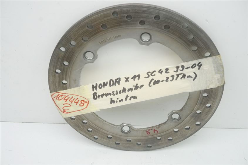 HONDA CB 1100 SF X-11 SC42 DISCO DE FRENO TRASERO - 4,881 MM