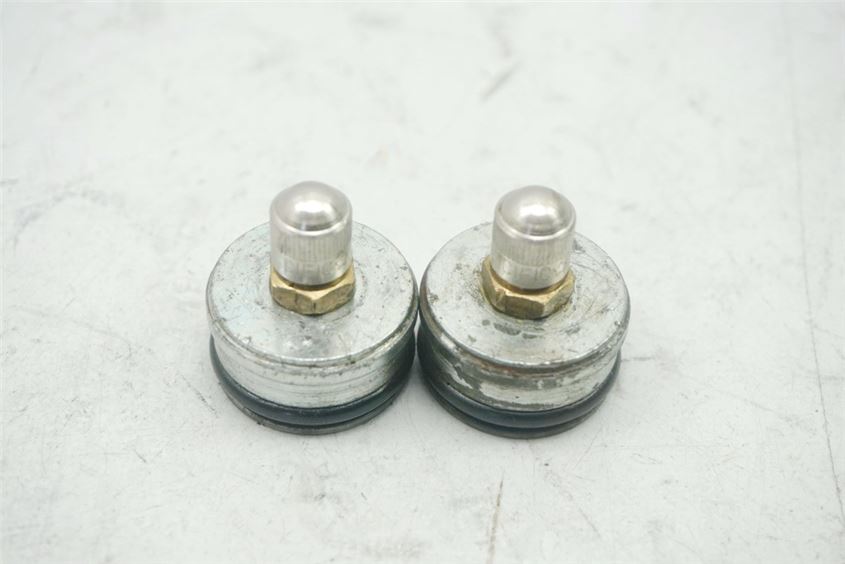 KAWASAKI Z 440 KZ 440 D GABEL VERSCHLUß SCHRAUBE STOPFEN - PAAR