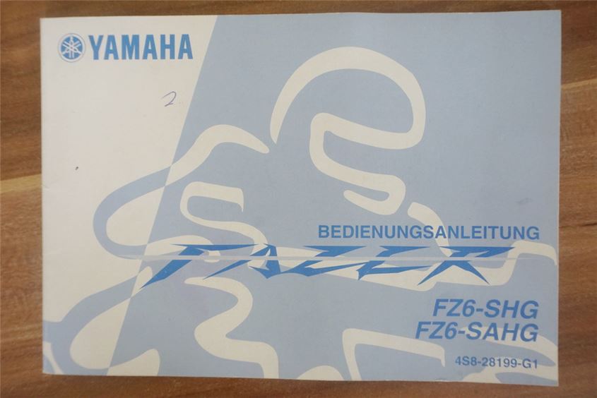 YAMAHA FZ6 S RJ14 S2 MANUAL DE INSTRUCCIONES MANUAL DEL PROPIETARIO