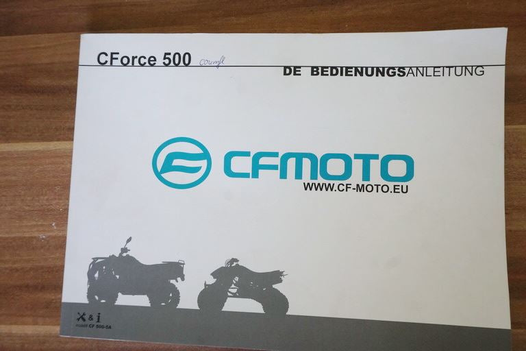 CF MOTO CF500 - 5A CFORCE 4x4 MANUAL DE INSTRUCCIONES