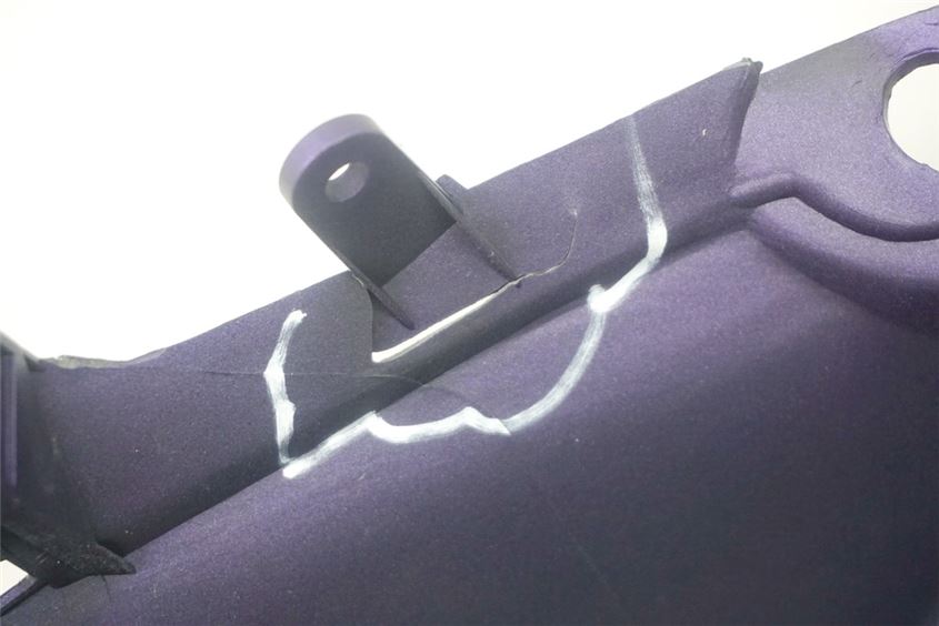 Keine Angaben CBR 1000 SC24 DUAL FRONTVERKLEIDUNG RECHTS ABDECKUNG KANZEL - 64210-MZ2A