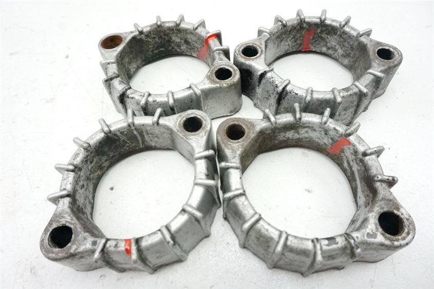 YAMAHA FJ 1200 3YA KRÜMMERKRONEN KRONE KRÜMMER SCHELLEN HALTER FLANSCH - SATZ