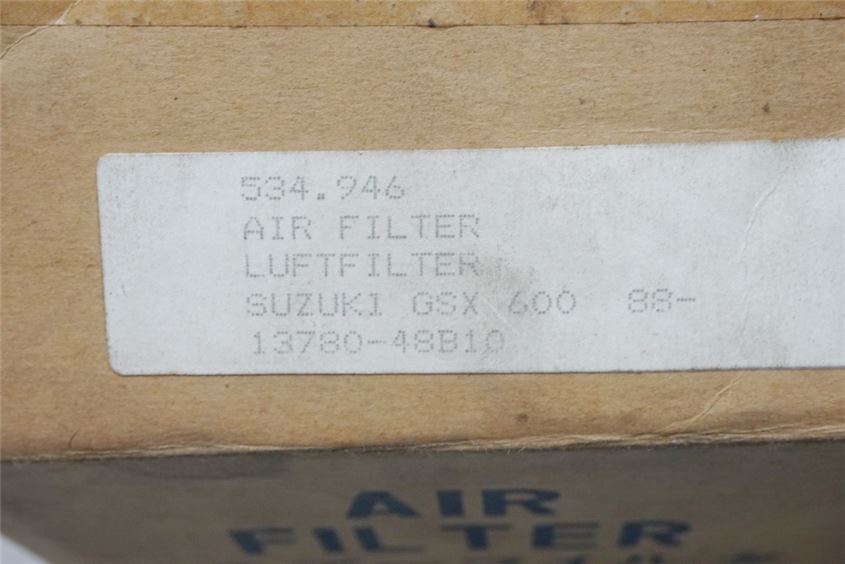LUFTFILTER AIR FILTER - SUZUKI GSX 600 88 - 13780-48B10