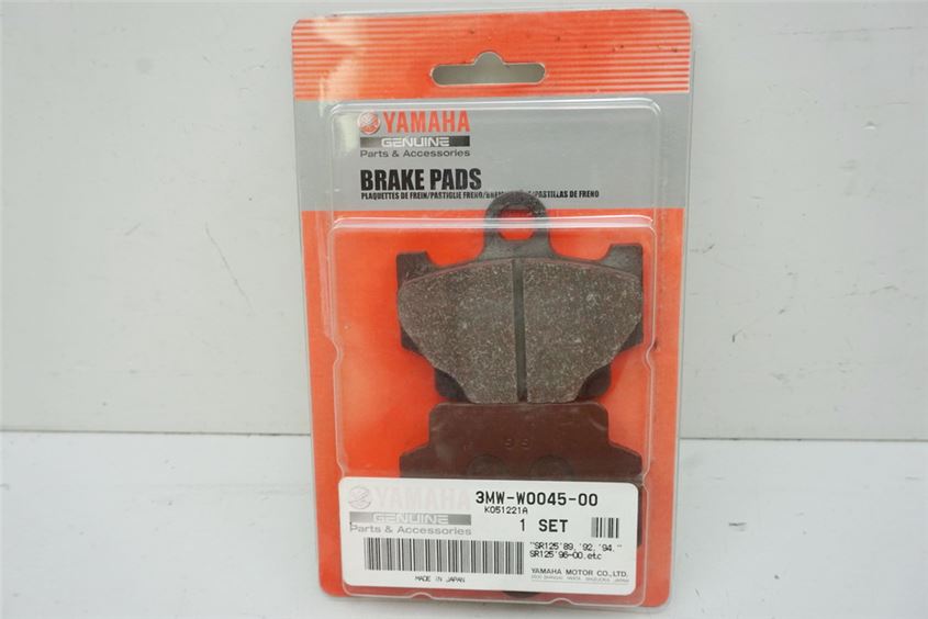 BRAKE PADS YAMAHA SR 125 - BRAKE LININGS - 3WM-W0045-00
