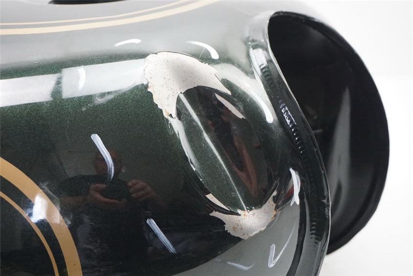 ROYAL ENFIE BULLET 500 EFI ABS TANK BENZINTANK FUEL - EMBLEMA