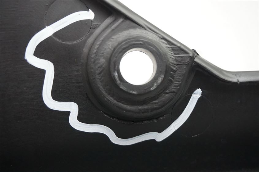 HONDA CBR 900 SC33 FAIRING LOWER LEFT COVER - 64470-MASA-0000