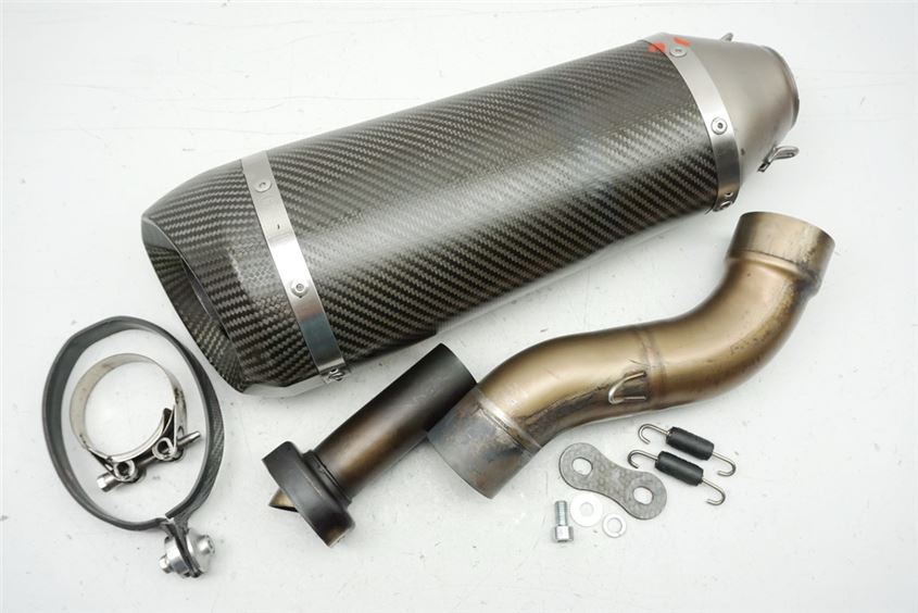 DUCATI MONSTER 1100 EVO ABS M5 LEO VINCE FACTORY R EVOLUTION II CARBON - AUSPUFF