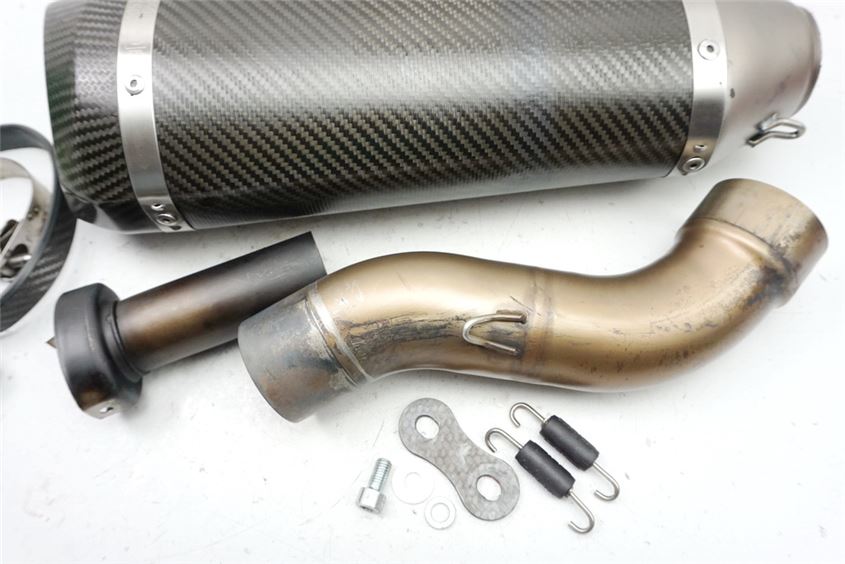 DUCATI MONSTER 1100 EVO ABS M5 LEO VINCE FACTORY R EVOLUTION II CARBON - AUSPUFF