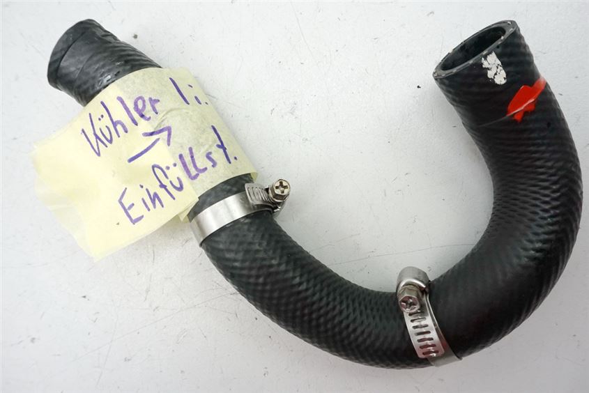KAWASAKI GPZ 500 S EX500D RADIATOR HOSE RADIATOR LEFT -> FILLER NECK